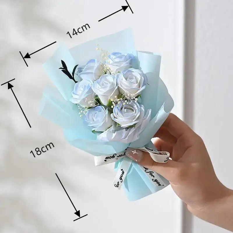 Artificial Rose Flower Bouquet theelegancejewellery