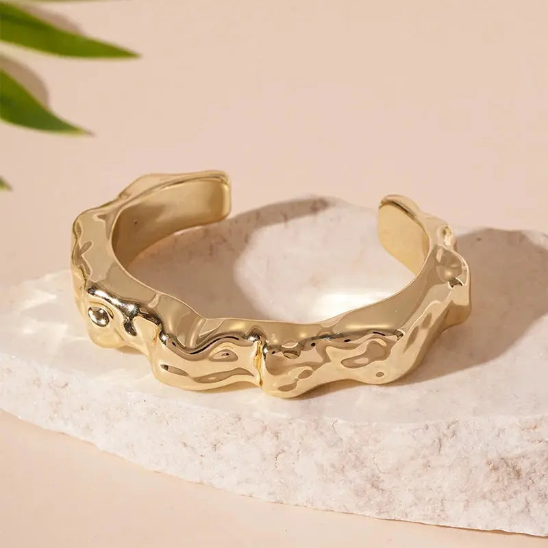 Fashion Exaggerated Irregular Bracelets for Women Simple Hip Hop Rock Personality Plastic Cuff Bangle Trendy Jewelry theelegancejewellery