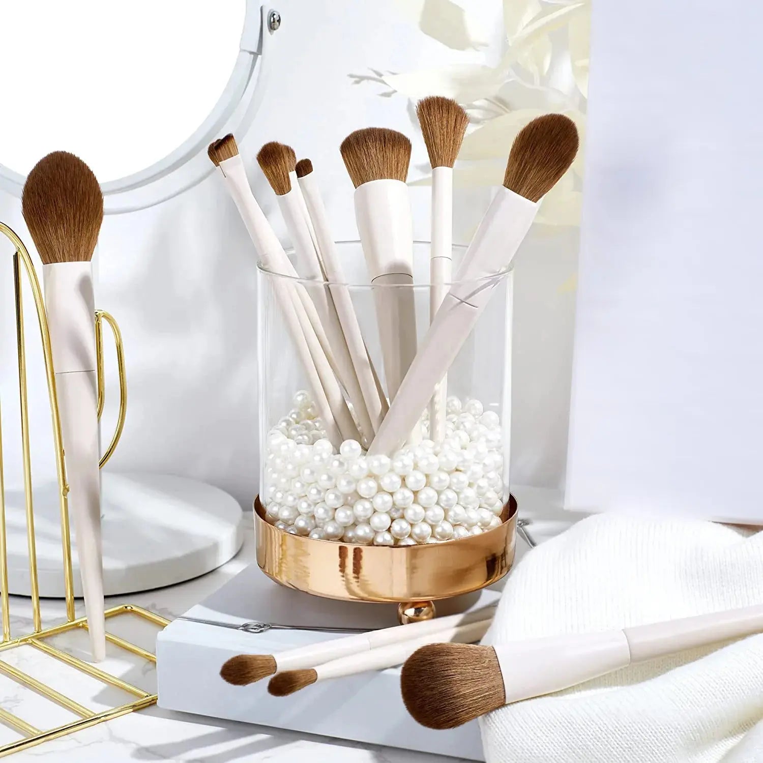 Makeup Brushes 14pc Makeup Brush set Synthetic Foundation Brush Powder Contour Eyeshadow Liner Blending Highlight theelegancejewellery
