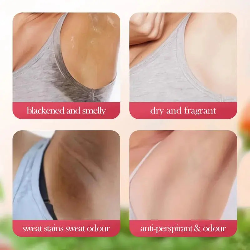Fragrance-scented antiperspirant and deodorant roll-on, odor-free, suitable for underarms, neck, and body care theelegancejewellery