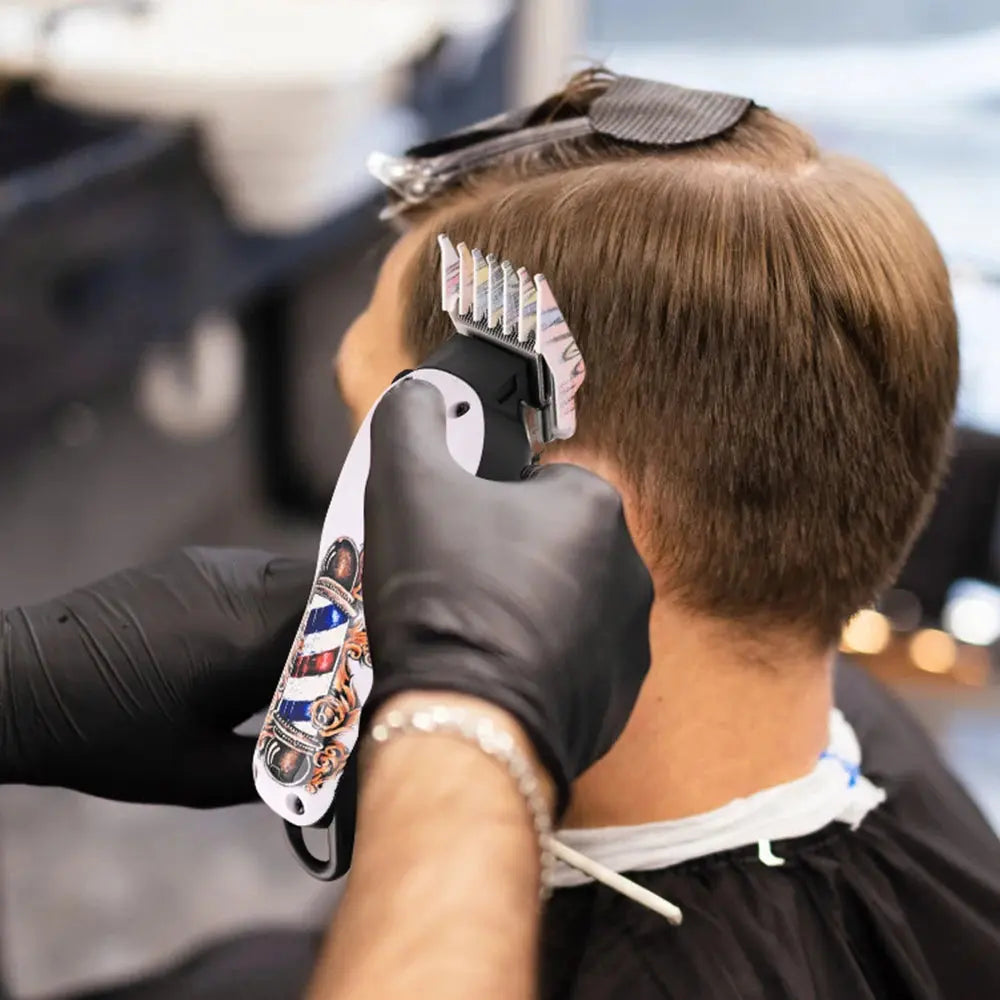 Graffiti Hair Clipper Set Limit Combs Hair Clipper Limit Comb Guide Limit Comb Trimmer Guards Attachment Haircut Accessory Tool theelegancejewellery
