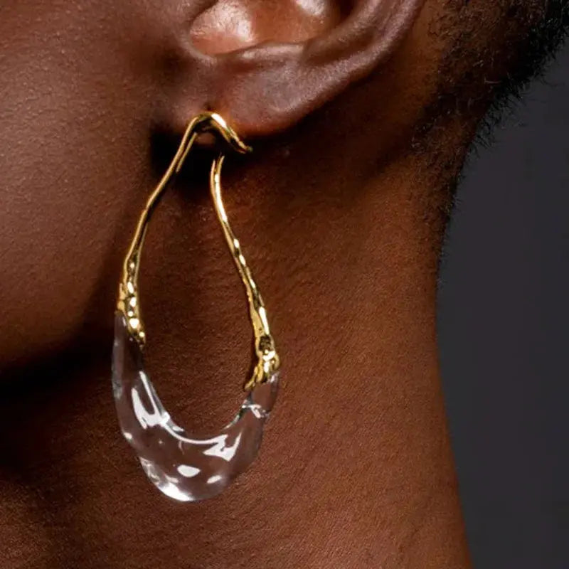 Fashion Jewelry European and American Design Irregular Earrings For Women Party Gifts Exaggerative Accessories 2025 Trend New theelegancejewellery