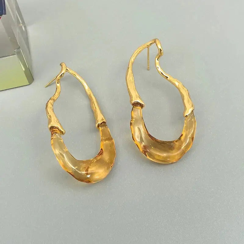 Fashion Jewelry European and American Design Irregular Earrings For Women Party Gifts Exaggerative Accessories 2025 Trend New theelegancejewellery