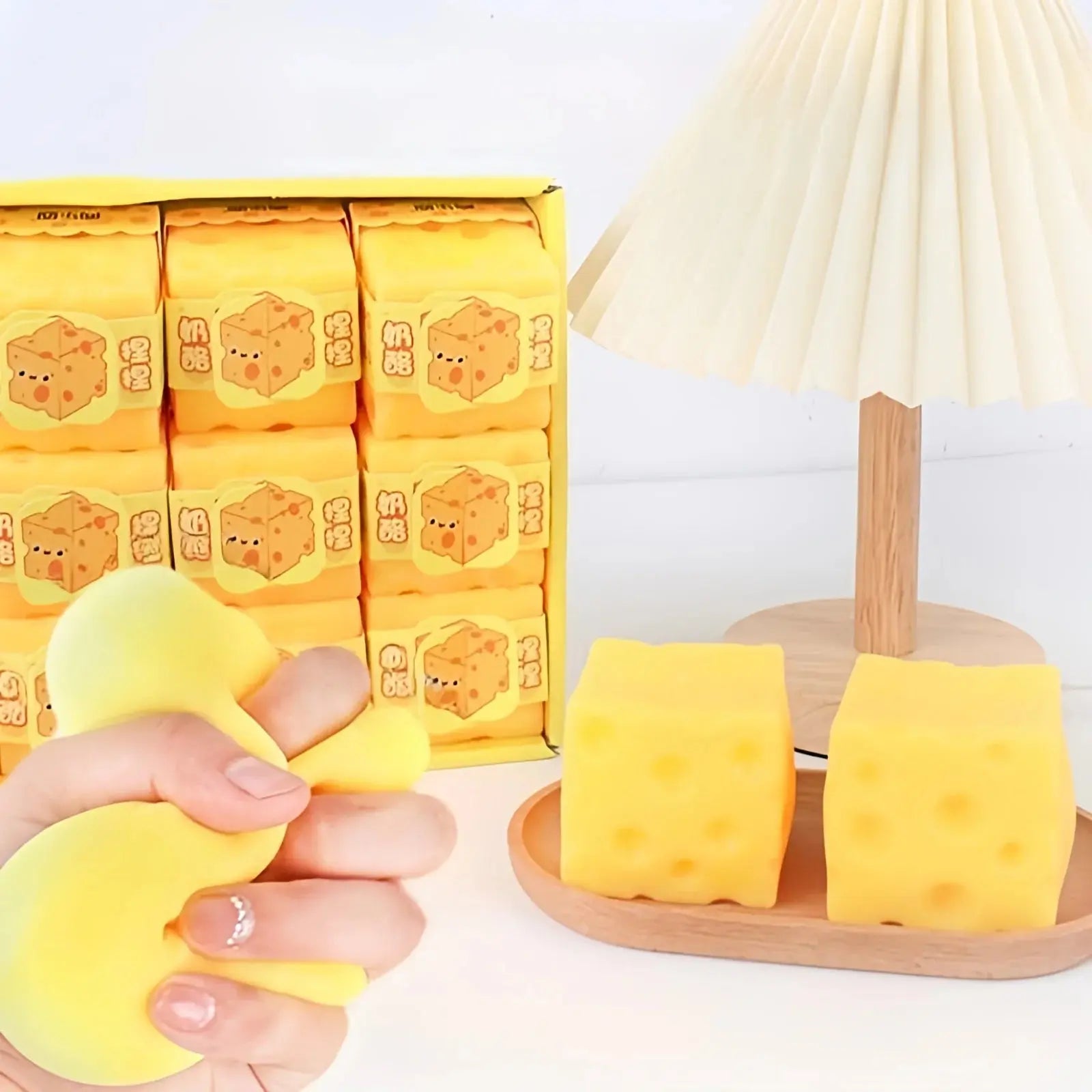 Needoh Cheese Squeeze Toy theelegancejewellery