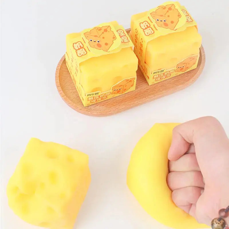 Needoh Cheese Squeeze Toy theelegancejewellery