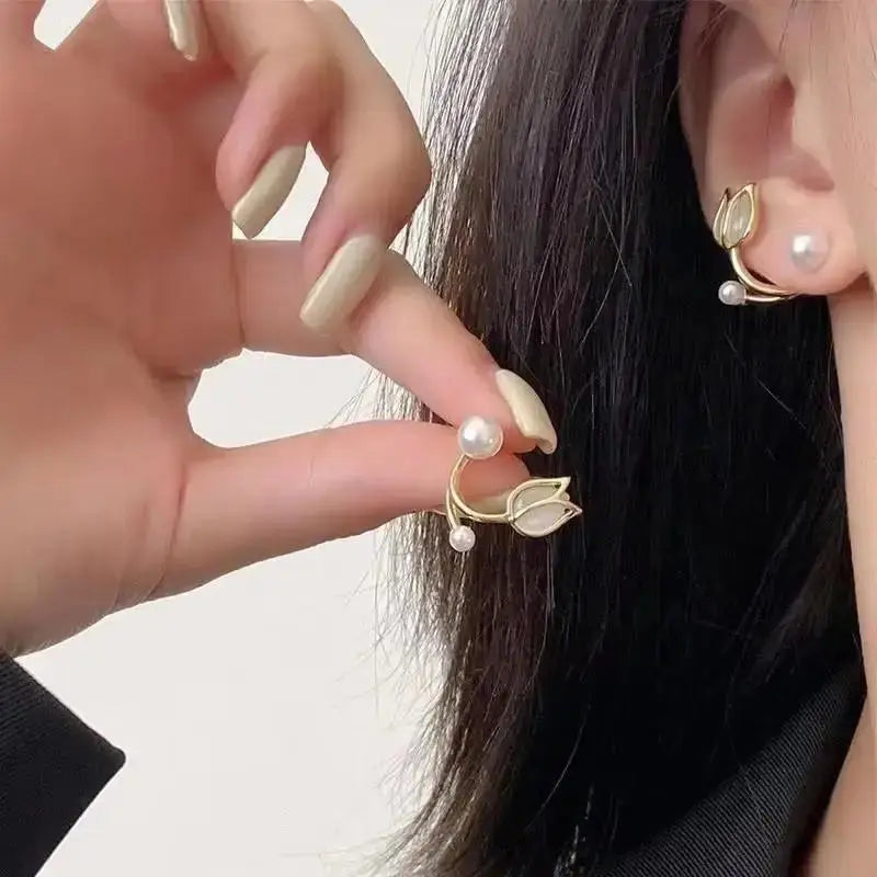 Korean Fashion Seven Star Zircon Earrings For Women Jewelry 2026 Trending New Luxury Women's Crystal Stars Stud Earrings Gifts theelegancejewellery