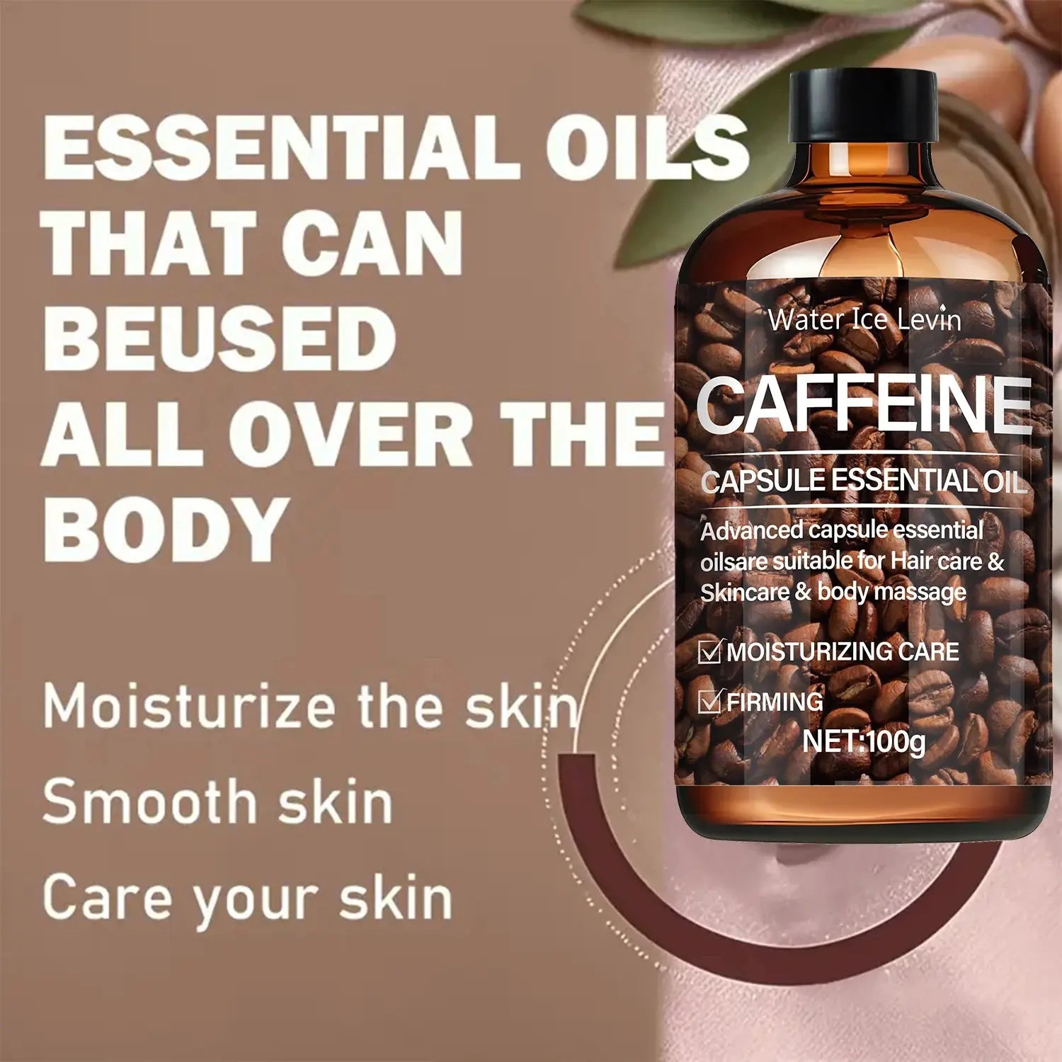Hair Oil,High Concentration Caffeine Hair Essence,Activate Follicles,Strengthen Roots,Naturally Nourish Dry Hair,Soft Lasting Shine theelegancejewellery