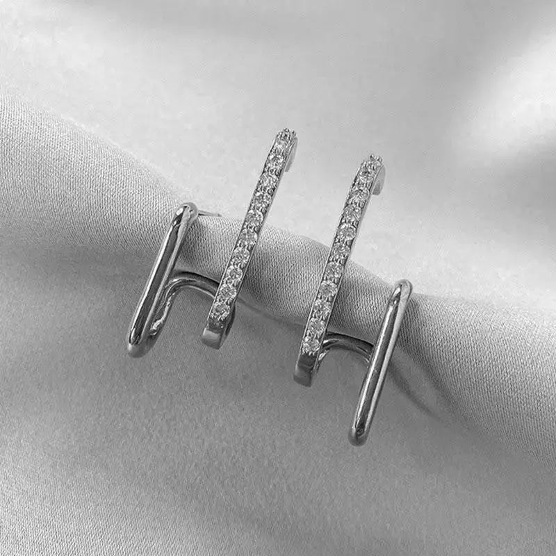 Korean Fashion Seven Star Zircon Earrings For Women Jewelry 2026 Trending New Luxury Women's Crystal Stars Stud Earrings Gifts theelegancejewellery