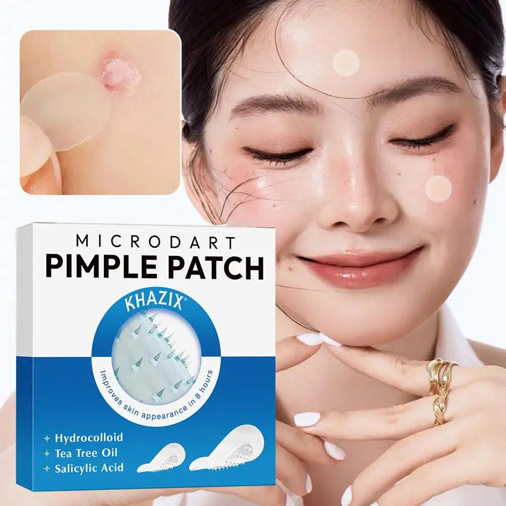 24pcs Micro Needle Pimple Patch Hydrocolloid Micropoint Pimple Patch For Acne Pimples Overnight, Invisible Acne Cover Patches