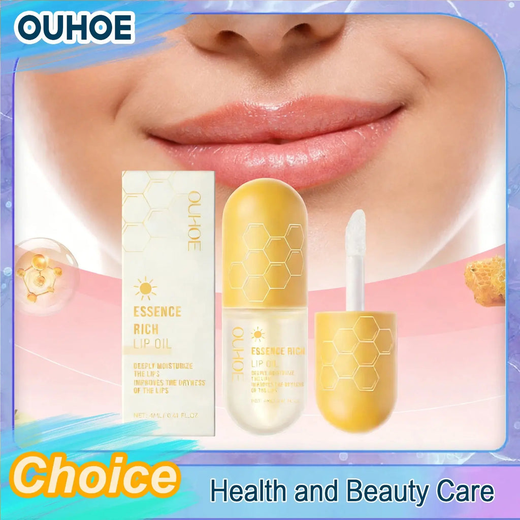 Lip Balm Serum Nourishing Lasting Moisturizing Repair Prevent Cracking Improve Dullness Reduce Line Plumper Oil Daily Lip Care theelegancejewellery