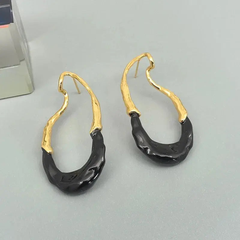 Fashion Jewelry European and American Design Irregular Earrings For Women Party Gifts Exaggerative Accessories 2025 Trend New theelegancejewellery