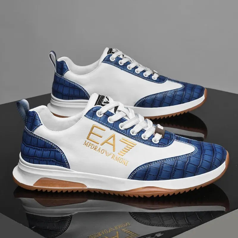 Italian Luxury Leather Sneakers theelegancejewellery