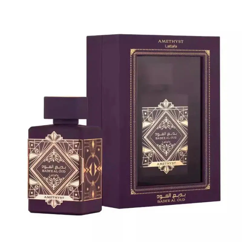 100ml Unisex Arabic Perfume - Long Lasting Woody Oud Fragrance | Rich Amethyst Agarwood Aroma Elegant Luxurious Signature Scent theelegancejewellery