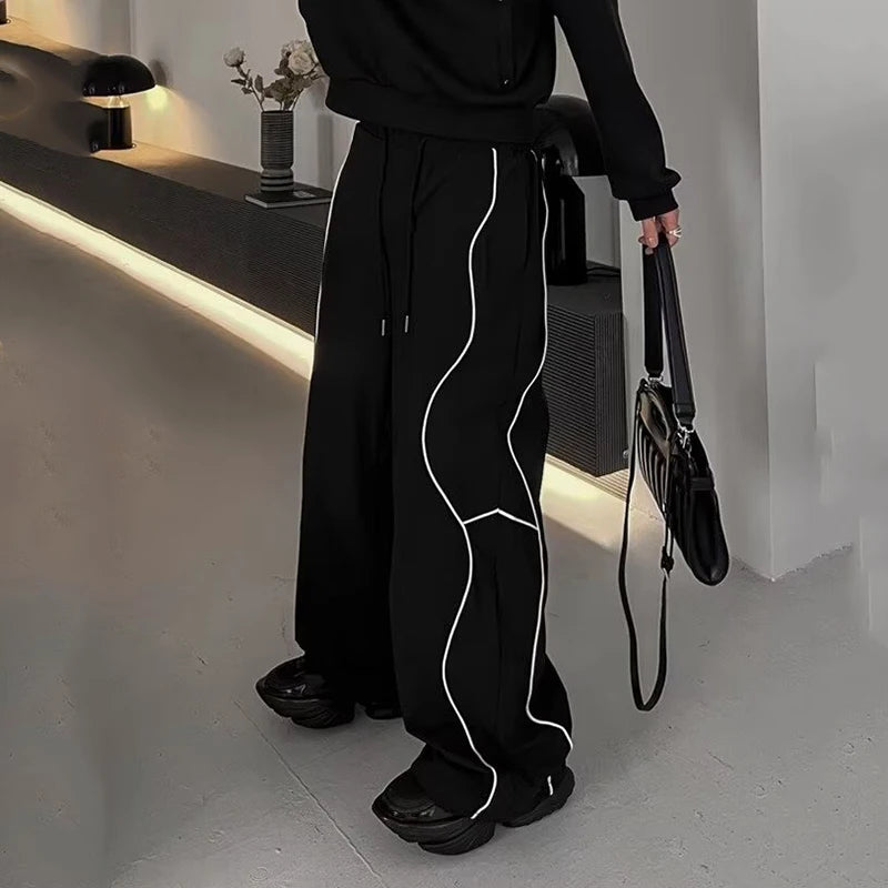 Men's Punk Straight Pants