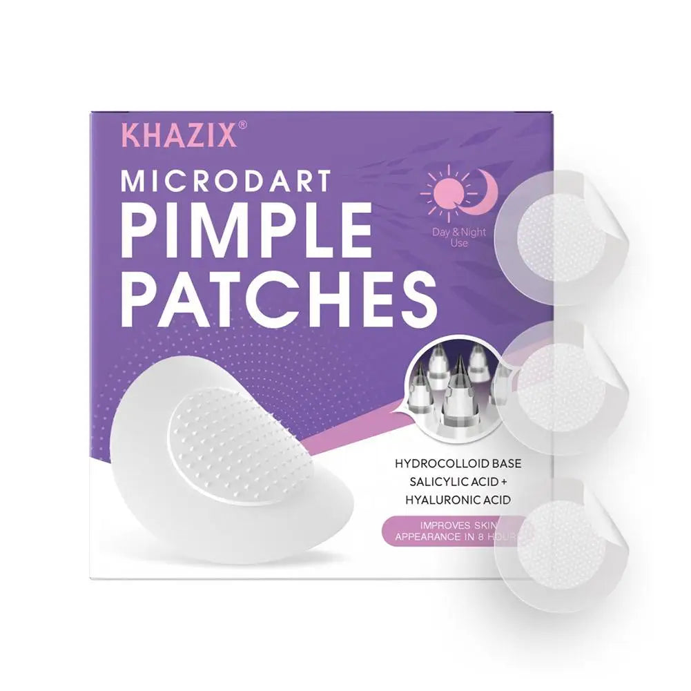 24pcs Micro Needle Pimple Patch Hydrocolloid Micropoint Pimple Patch For Acne Pimples Overnight, Invisible Acne Cover Patches