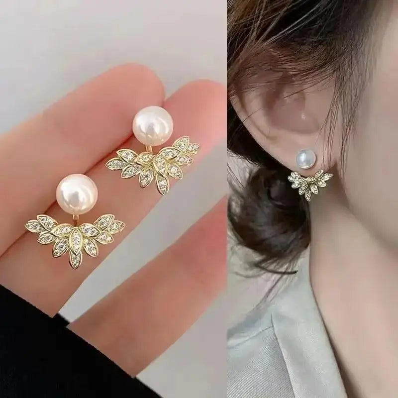 Korean Fashion Seven Star Zircon Earrings For Women Jewelry 2026 Trending New Luxury Women's Crystal Stars Stud Earrings Gifts theelegancejewellery