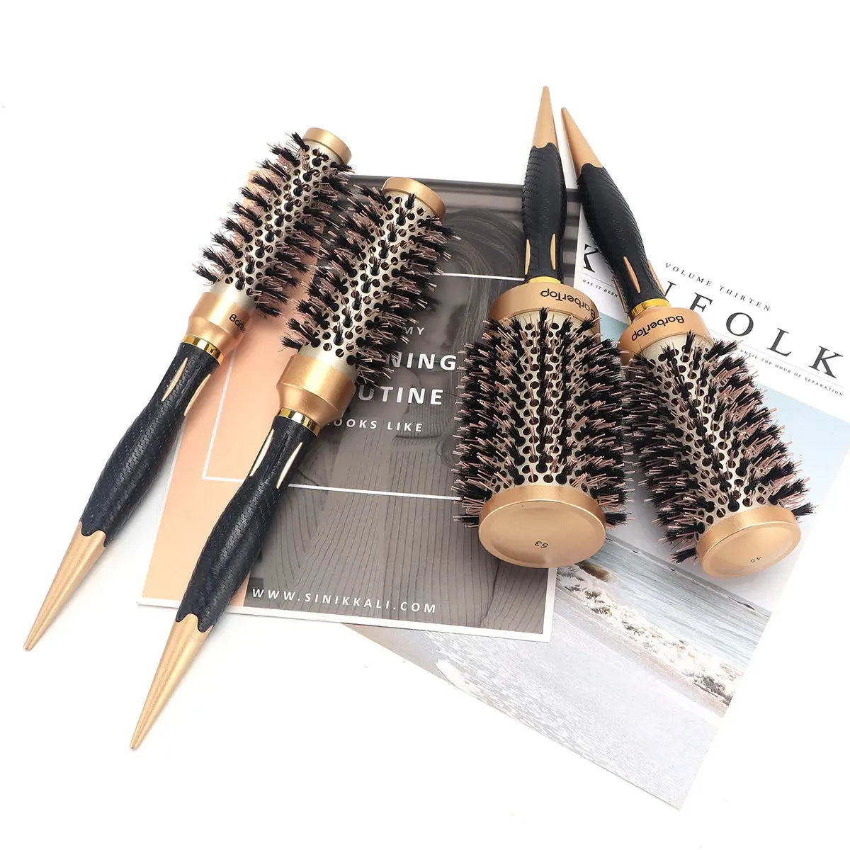 Salon Hairdressing Anti-static Hairdressing And Curling Styling Barber Hair Comb Women Wet Curly Hair Brush For  Styling Tool theelegancejewellery