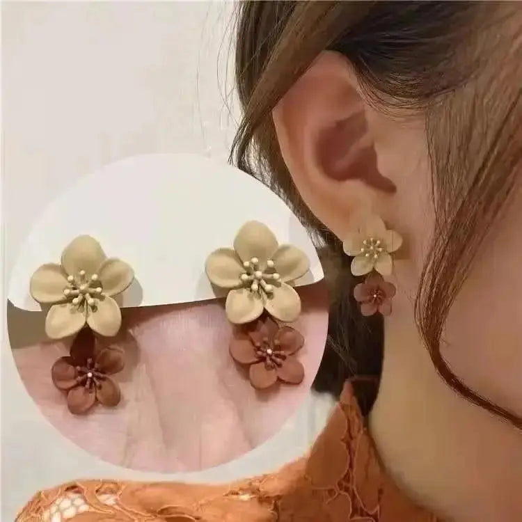 Korean Fashion Seven Star Zircon Earrings For Women Jewelry 2026 Trending New Luxury Women's Crystal Stars Stud Earrings Gifts theelegancejewellery