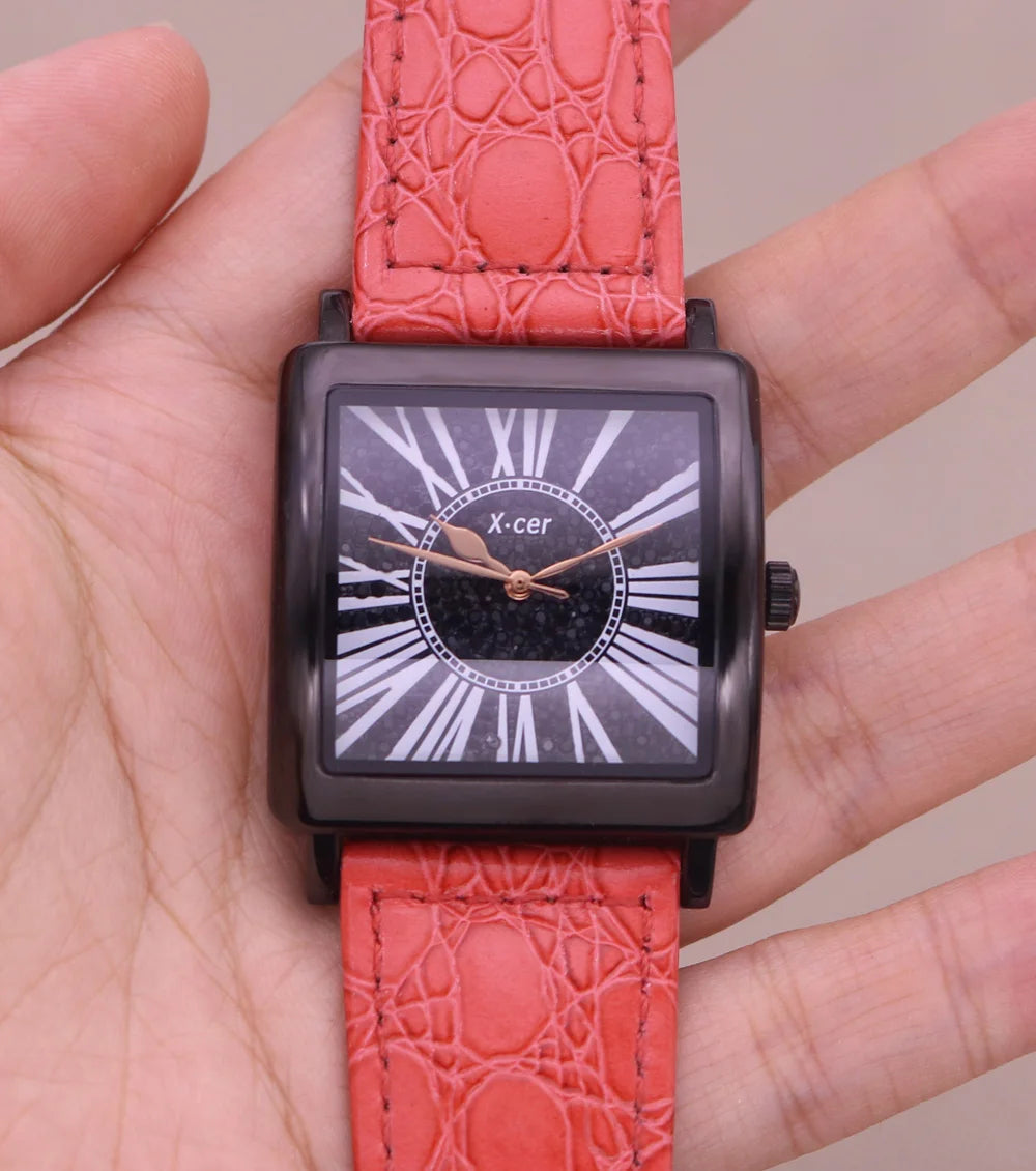 Sale Melissa Luxury Lady Women's Watch Rhinestone Crystal Fashion Hours Bracelet Real Leather Girl Birthday Gift