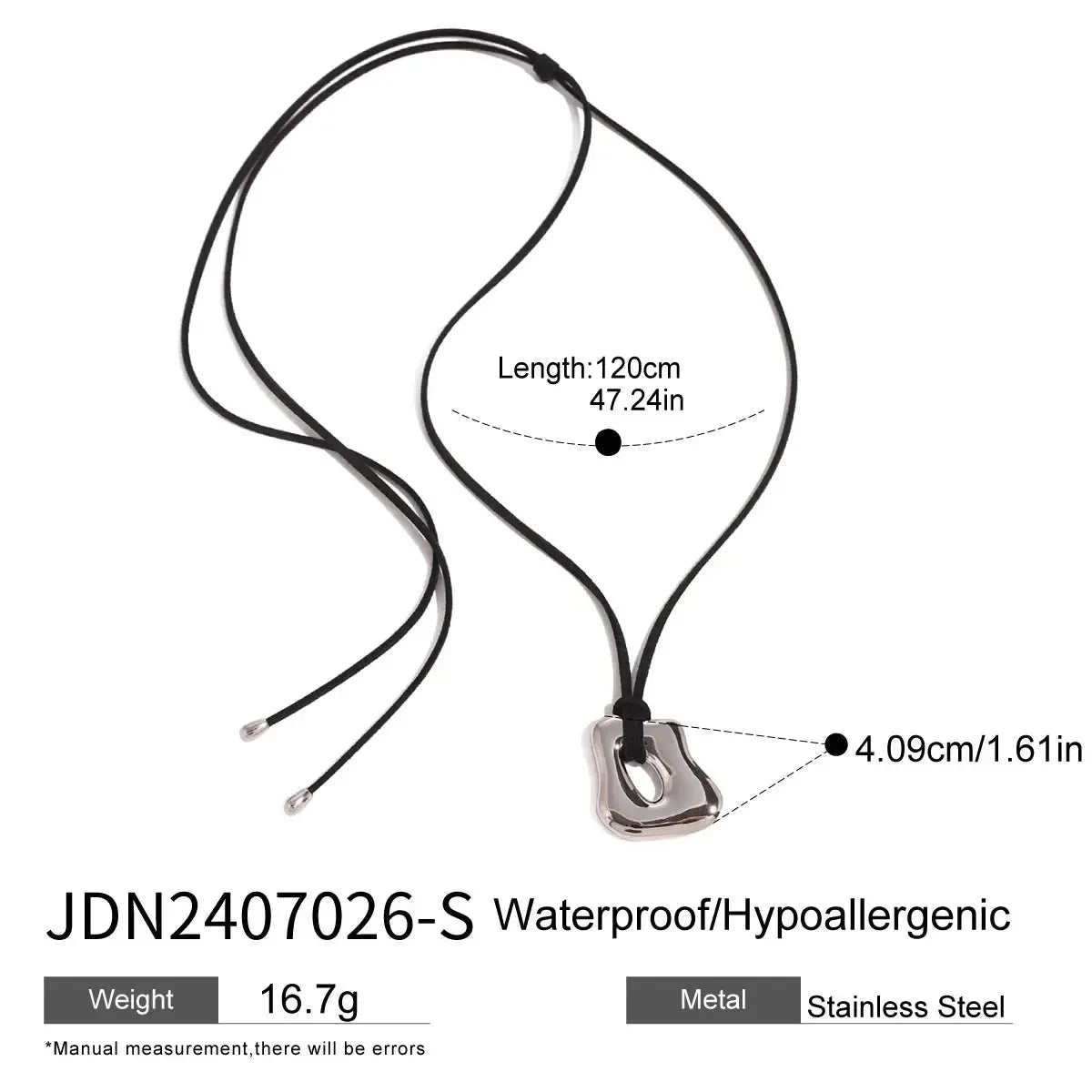 Modern Jewelry Popular Irregular Simply Design Smooth Hollow Pendant Necklace For Women Party Gifts Hot Sale Accessories theelegancejewellery