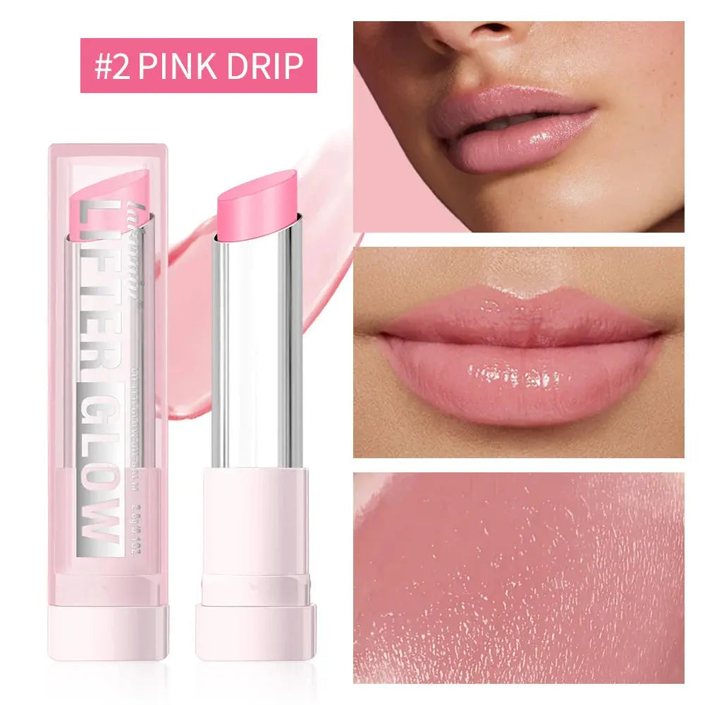Lip Balm Lifter Glaze Oil Balm with Hyaluronic Acid and Hydrating Oil Blend with 24HRs of Smooth Moisturizing Shine Pink Makeup theelegancejewellery