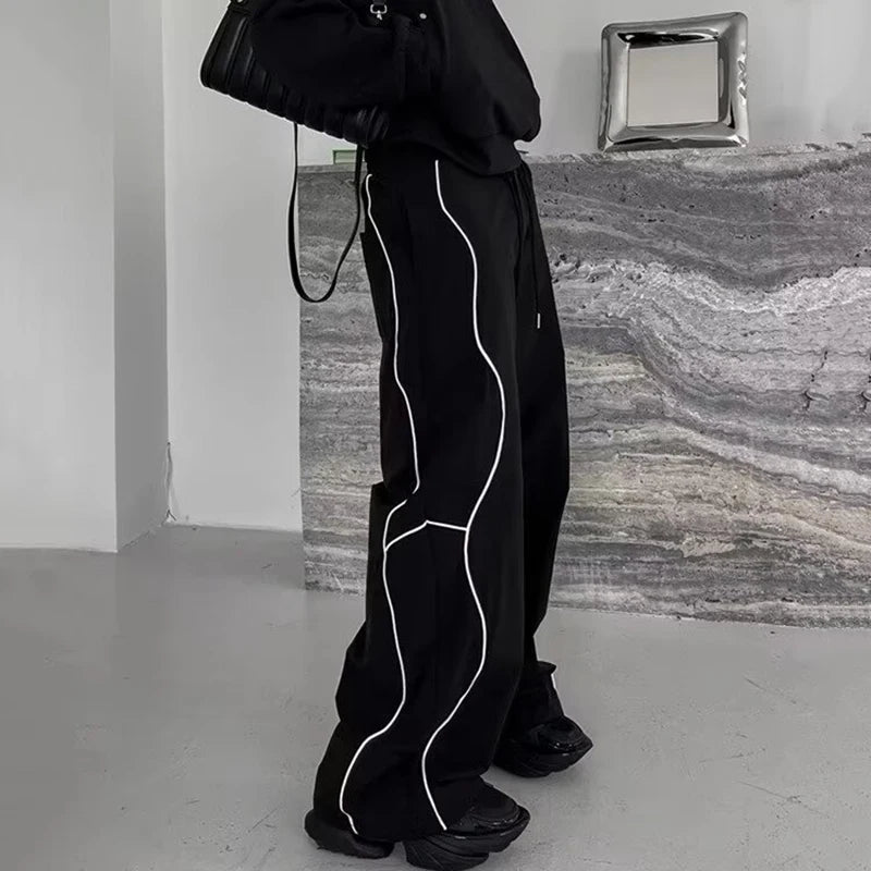 Men's Punk Straight Pants