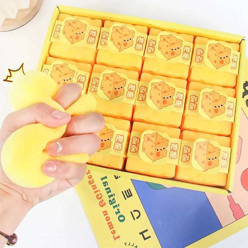Needoh Cheese Squeeze Toy theelegancejewellery