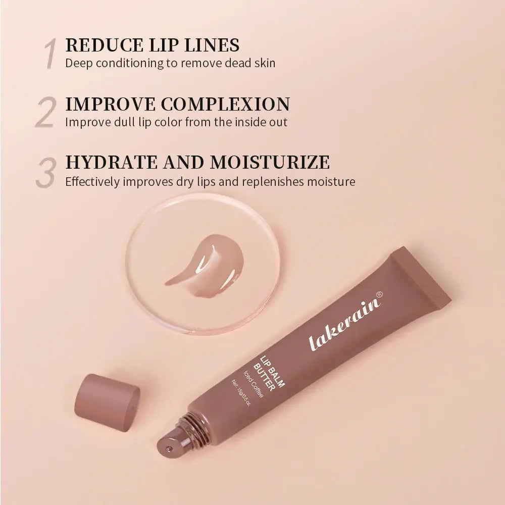 Butter Lip Balm Long Lasting Nourishes Moisturizes Soothes Lips Jelly Lip Gloss Oil Beautifying Smoothing Lip Care Balm Makeup theelegancejewellery