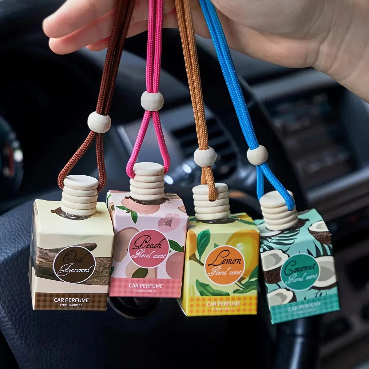Car Air Freshener, Long Lasting Fragrance, Suitable for Car, Home, Office, Bathroom, Bedroom, Car Interior Aromatherapy ﻿ theelegancejewellery