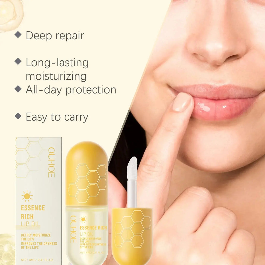 Lip Balm Serum Nourishing Lasting Moisturizing Repair Prevent Cracking Improve Dullness Reduce Line Plumper Oil Daily Lip Care theelegancejewellery
