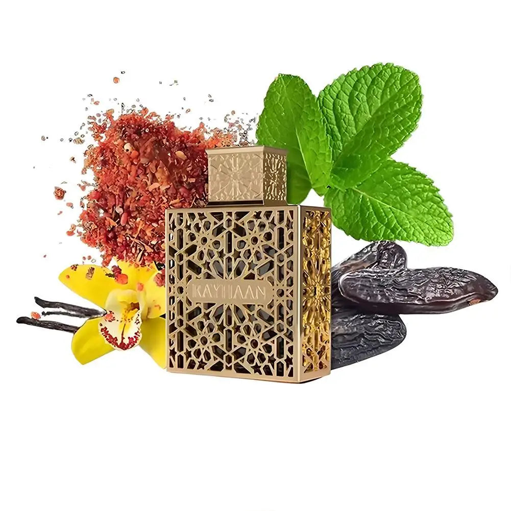 Rayhaan Eau De Parfum Luxury Fragrance With Stunning Red/Gold Bottle Exotic Oriental Scent For Men Women Perfumes And Colognes