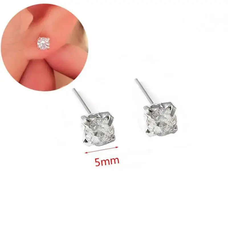 Korean Fashion Seven Star Zircon Earrings For Women Jewelry 2026 Trending New Luxury Women's Crystal Stars Stud Earrings Gifts theelegancejewellery