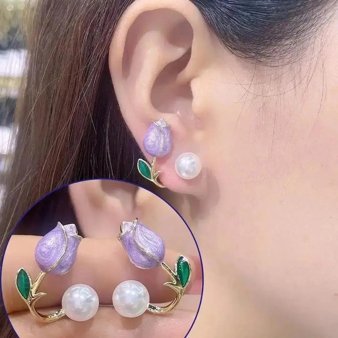 Korean Fashion Seven Star Zircon Earrings For Women Jewelry 2026 Trending New Luxury Women's Crystal Stars Stud Earrings Gifts theelegancejewellery