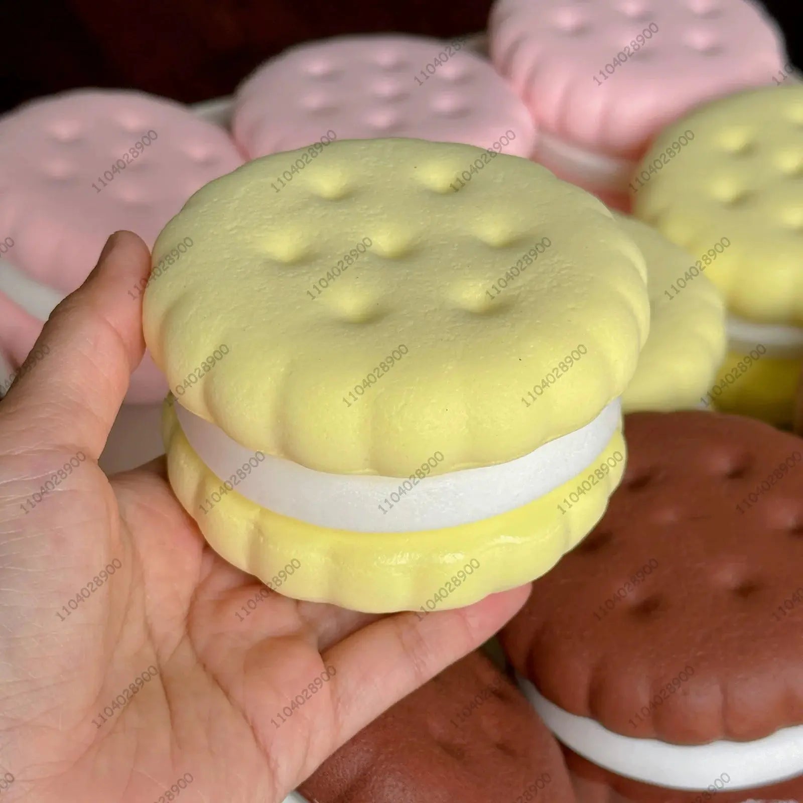 Squishy Simulated Cake Squeeze Toy Fidgets Toys Big Cookie Biscuit Slow Rising Squishy Anxiety Antistress Squishys Gifts Kids theelegancejewellery