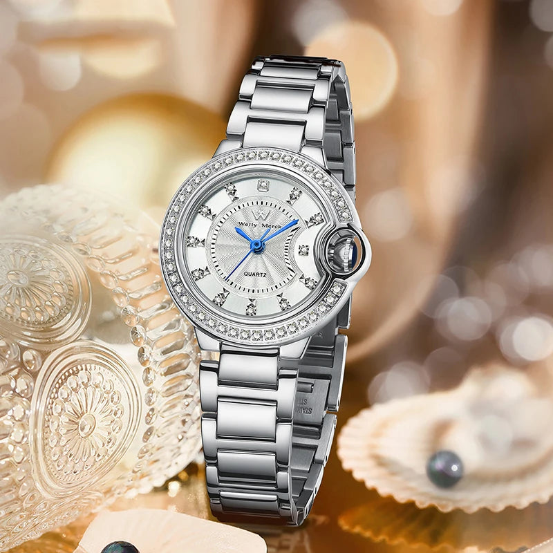WM Watch Woman Quartz Watch Waterproof Classic Casual Business Woman's Watch Welly Merck Watch WM207M
