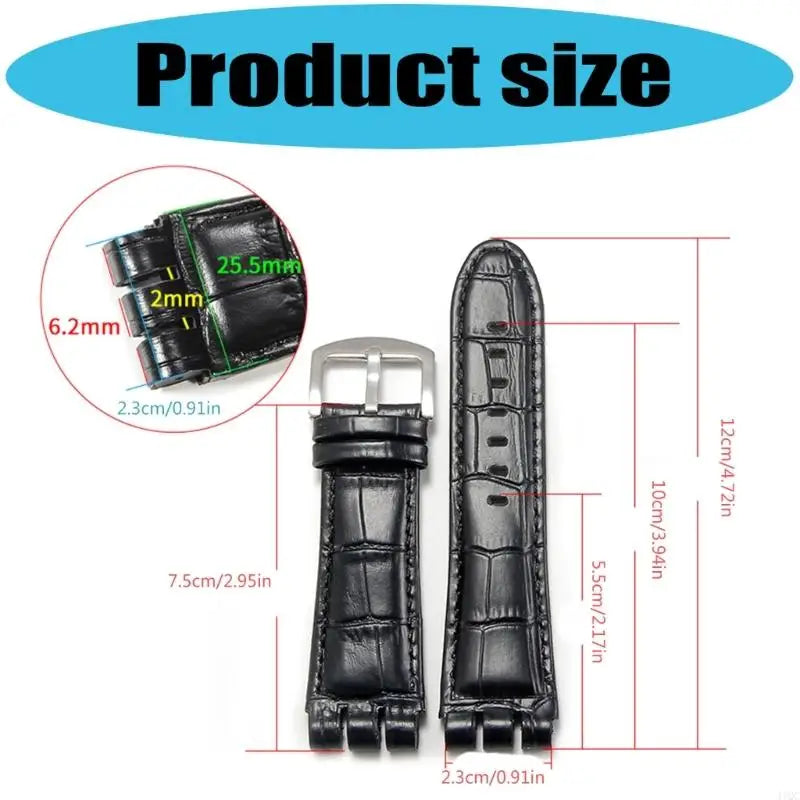 2025 New Sturdy Leather Watch Strap Resistant to Wear Offer Long Time Performances