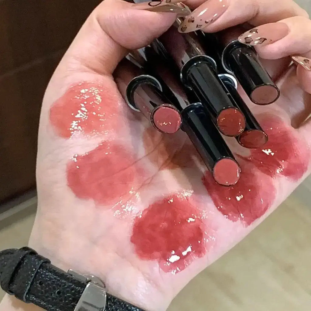Herorange Mirror Lipstick, Super Pigmented, Non-Sticky, Non-Smudging, Easy to Apply, Long-Lasting, Not Easy to Fade, Moisturizing and Hydrating, Glossy Lipstick, Christmas Gift theelegancejewellery