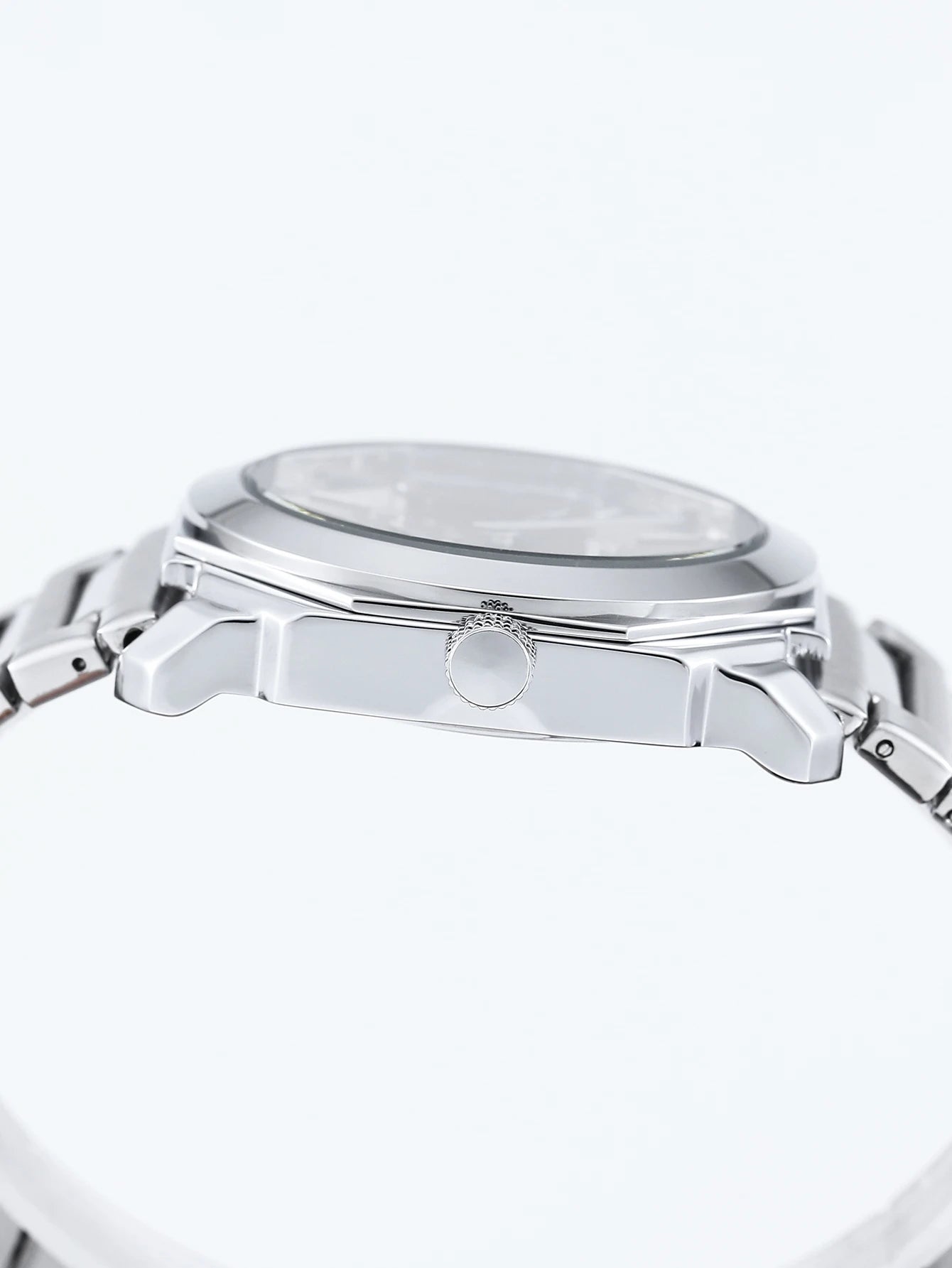 Men's Luxury Octagon Dial Watch - Stainless Steel Band, Minimalist Analog Wristwatch with Small Seconds Dial for Business & Casu