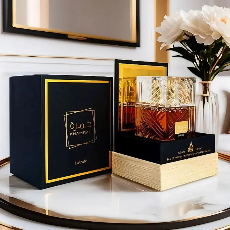 100ml Khamrah Middle Perfumes Árabes Originales Long-lasting Sandalwood and Pine Scent Cologne Men's Luxury Perfume Gift theelegancejewellery