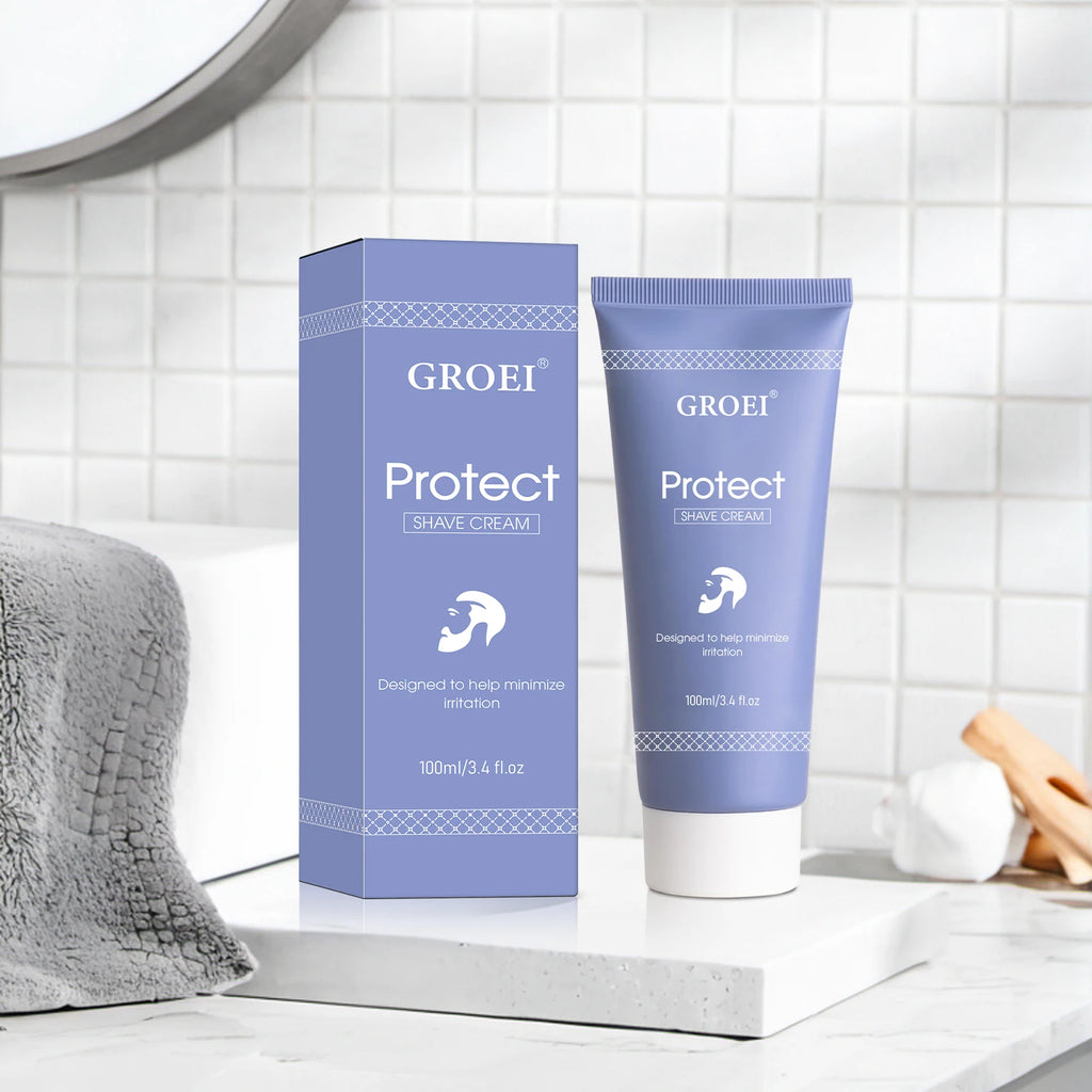Sensitive Skin Shave Cream 100ml - Gentle Hydrating Formula, Rich Lather Helps Minimize Irritation & Razor Burn, Cruelty-Free.