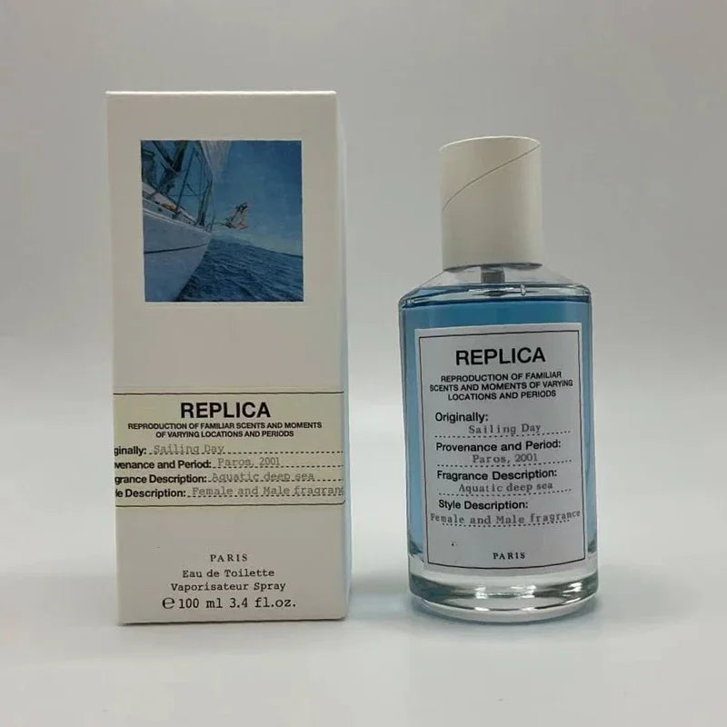 Theelegancejewellery 100ml Unisex Pheromone Perfume Long Lasting Woody Floral Natural Fragrance Charming Cologne bottle in clear glass with blue label and white cap, packaged in a rectangular box