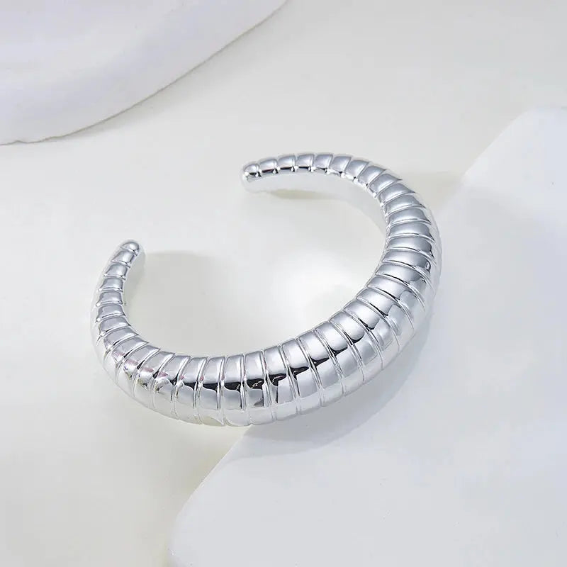 Fashion Exaggerated Irregular Bracelets for Women Simple Hip Hop Rock Personality Plastic Cuff Bangle Trendy Jewelry theelegancejewellery